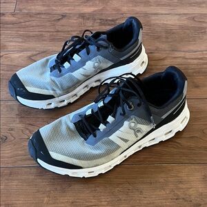 On Running Black and Gray Women's Sneakers